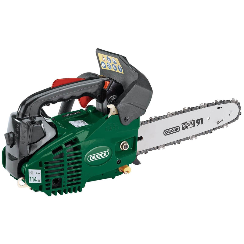 Draper Petrol Chainsaw with Oregon Chain and Bar, 250mm, 25.4cc 15042 Draper - Dynamic Drive