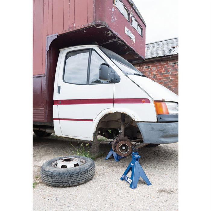 Draper Ratcheting Axle Stands, 6 Tonne (Pair) 30883 Draper - Dynamic Drive
