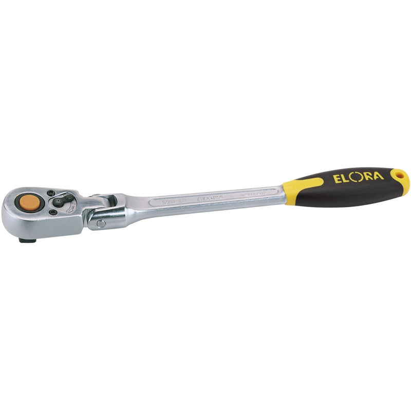 Draper Elora Quick Release Soft Grip Reversible Ratchet with Flexible Head, 1/2" Draper - Dynamic Drive