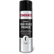 4x Simoniz High Build Primer Spray Putty Filler Aerosol Paint 500ml SIMB90D Simoniz - Dynamic Drive