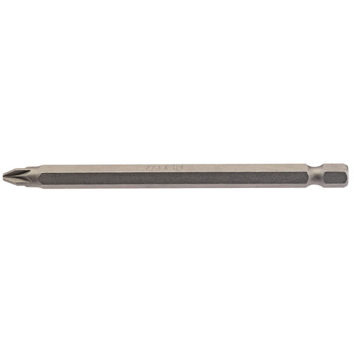Draper PZ Type Insert Bit, 1/4" Hex, 100mm Long, No.2 (Pack of 1) 64362 Draper - Dynamic Drive