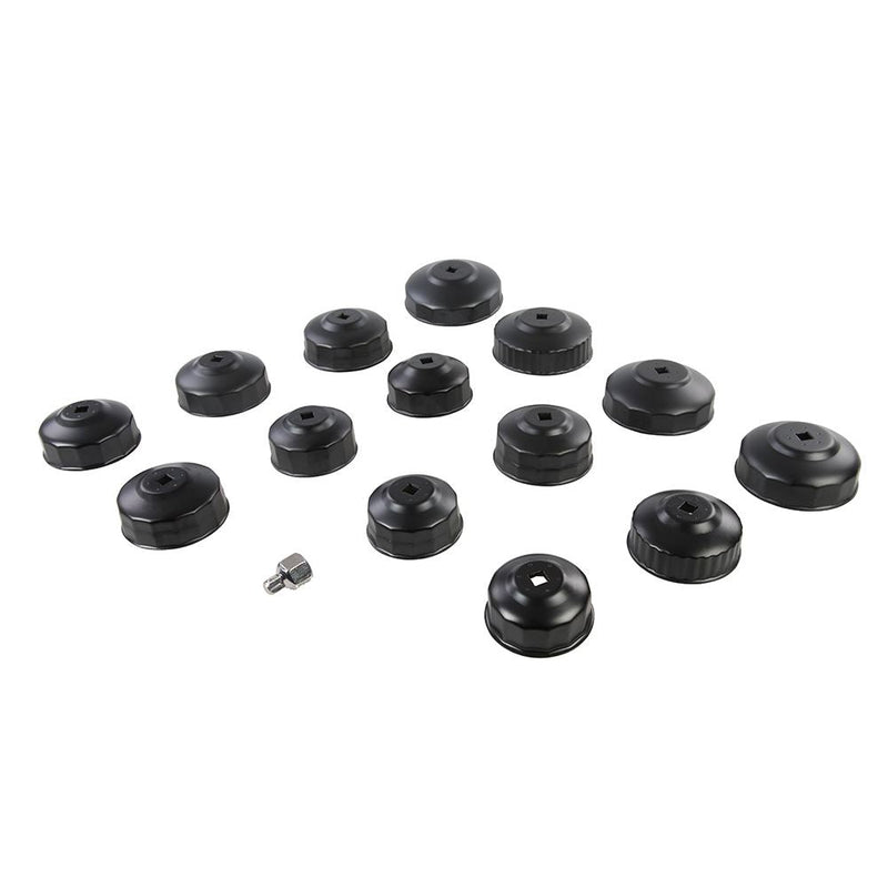 Silverline Oil Filter Wrench Set 15pce 65 - 93mm Silverline - Dynamic Drive