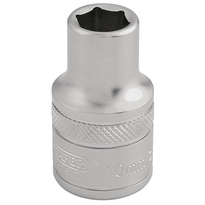 Draper 6 Point Metric Socket, 1/2" Sq. Dr., 10mm 16598 Draper - Dynamic Drive