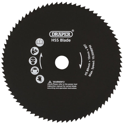 Draper 89mm Metal Cut Blade for Draper Storm Force Mini Plunge Saw 25914 Draper - Dynamic Drive