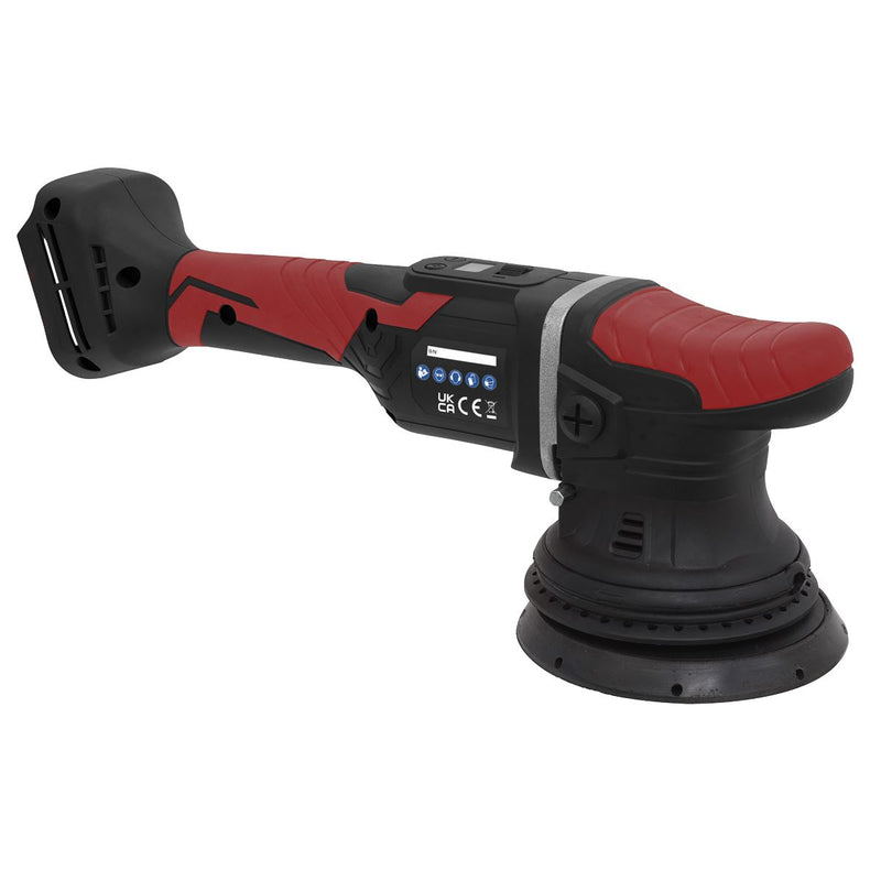 Sealey Cordless Orbital Polisher125mm 20V SV20 Series Lithium-ion Body Only Sealey - Dynamic Drive