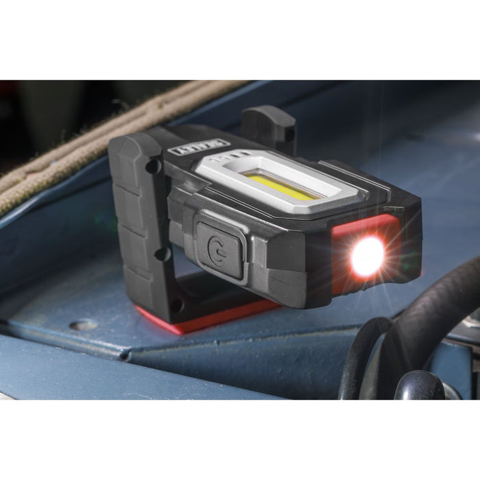 Sealey Inspection Light 3W COB & 1W SMD LED - Wireless Rechargeable Sealey  - Dynamic Drive
