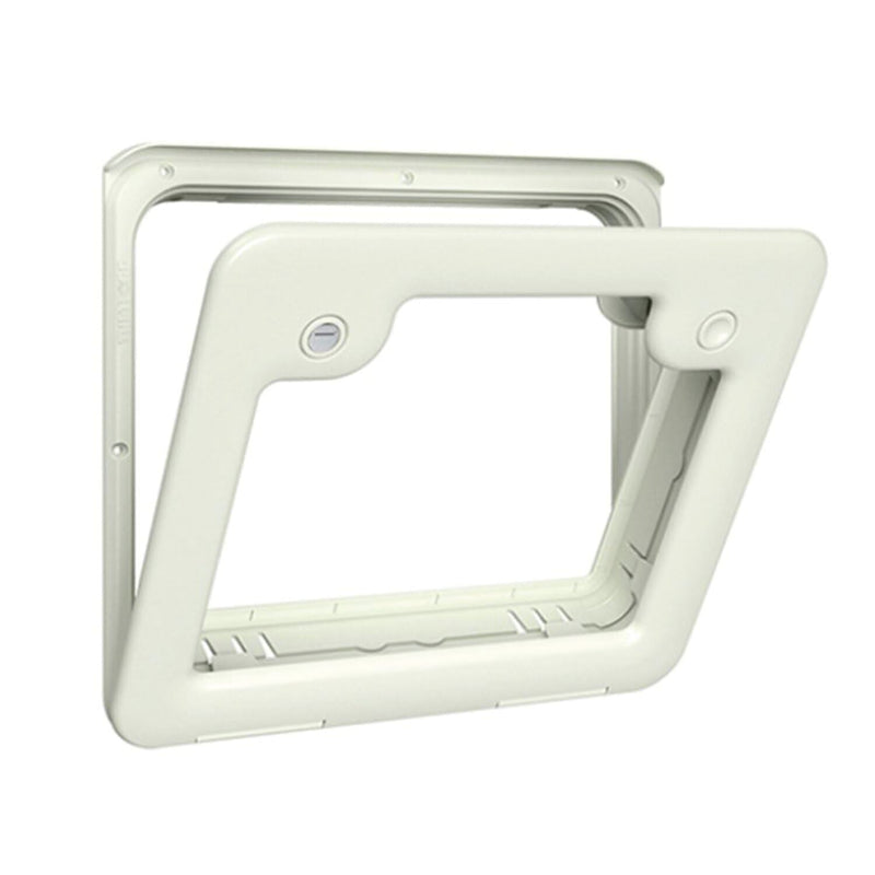 Thetford White Service Door 3 1 lock 1 Push Button 2680580 Thetford - Dynamic Drive