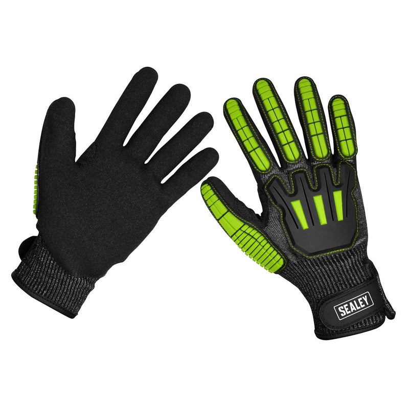 Sealey Cut & Impact Resistant Gloves Large Pair SSP39L Sealey - Dynamic Drive