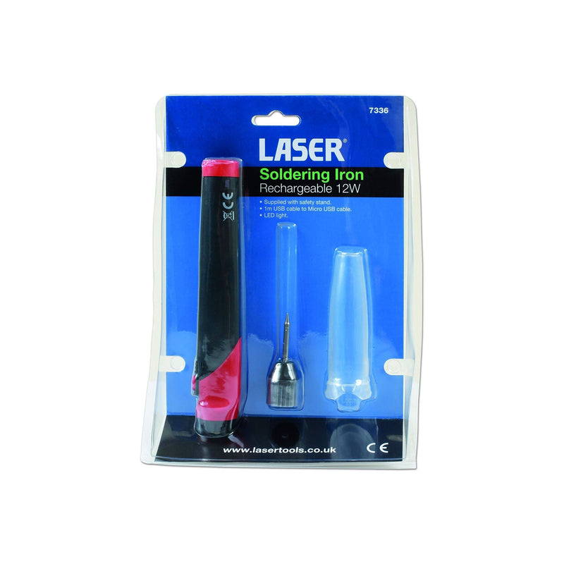 Laser Rechargeable Soldering Iron 12w 7336 Laser - Dynamic Drive