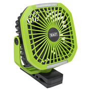 Sealey 4-Speed Portable Clip Fan with Worklight 8" SCF8WL Sealey - Dynamic Drive