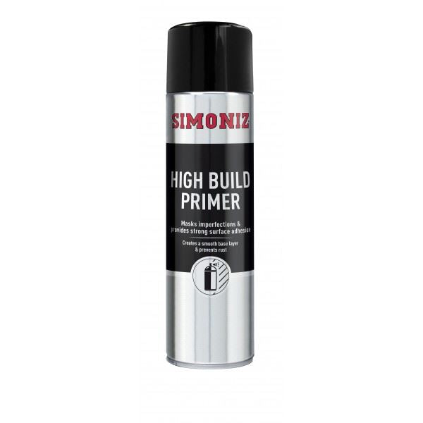 Simoniz High Build Primer Spray Putty Filler Aerosol Paint 500ml SIMB90D Simoniz - Dynamic Drive