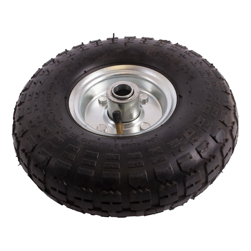 10" Pneumatic 4.10 /3.50-4 Jokey Wheel with 20mm Bore Crusader - Dynamic Drive