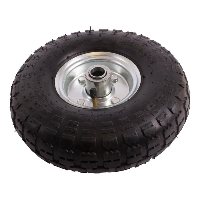 10" Pneumatic 4.10 /3.50-4 Jokey Wheel with 20mm Bore Crusader - Dynamic Drive