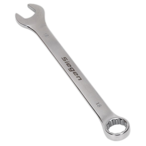 Sealey Combination Spanner 18mm S01018 Siegen by Sealey - Dynamic Drive