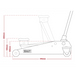 Sealey Trolley Jack 1.5 Tonne Short Chassis 1015CX Sealey - Dynamic Drive