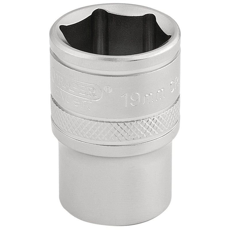 Draper 6 Point Metric Socket, 1/2" Sq. Dr., 19mm 16609 Draper - Dynamic Drive