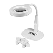 Sealey Dimmable Dual Mounting Magnifying Work Light 230V 45 SMD LED WL53/8D Sealey - Dynamic Drive