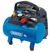 Draper Oil-Free Air Compressor, 6L, 1.2kW 02115 Draper - Dynamic Drive