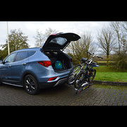 M-Way Towball Mounted Car Rear Tow Bar Cycle Holder 2 Bike Carriers w Electrics Maypole  - Dynamic Drive