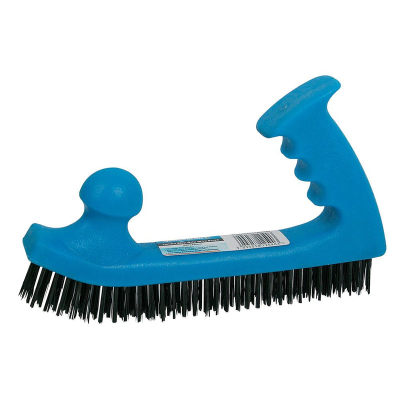 Silverline Wire Brush Jumbo Easy Grip 200 x 50mm Silverline - Dynamic Drive