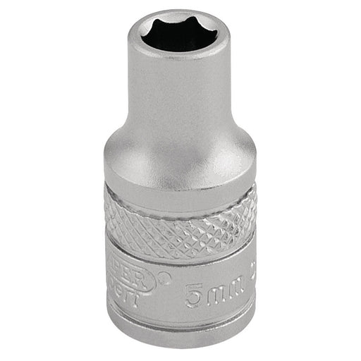 Draper Socket, 1/4" Sq. Dr., 5mm 16508 Draper - Dynamic Drive