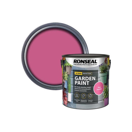Ronseal Garden Paint Pink Jasmine 2.5 litre Ronseal - Dynamic Drive