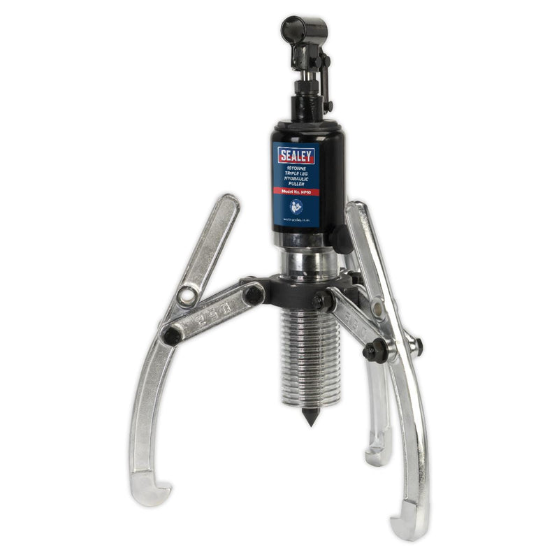 Sealey Triple Leg Hydraulic Puller 10 Tonne HP10 Sealey - Dynamic Drive