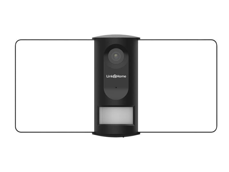 Link2Home Outdoor Smart Floodlight Camera 2K 4MP Black Link2Home - Dynamic Drive