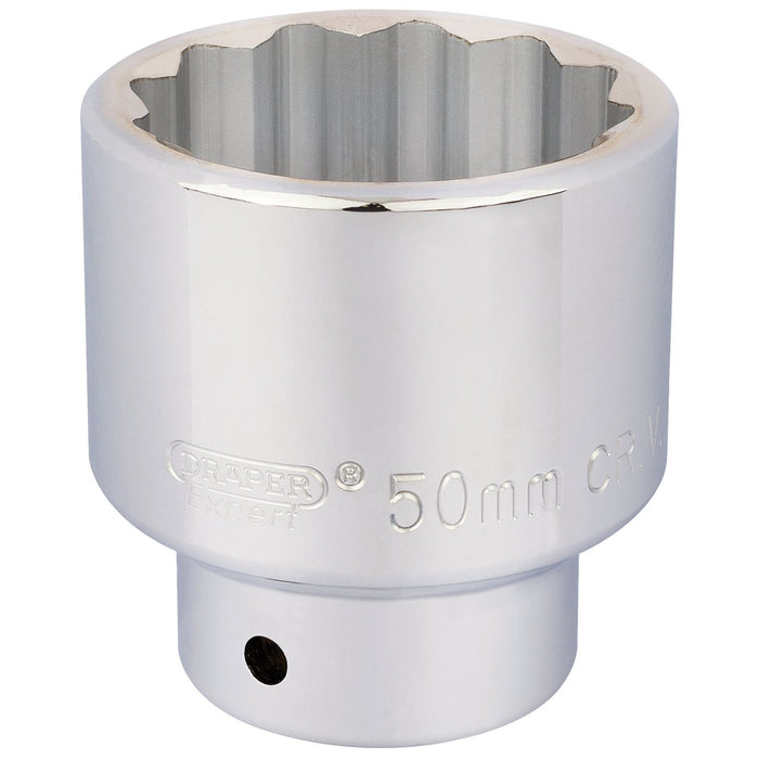 Draper 12 Point Socket, 3/4" Sq. Dr., 50mm 16707 Draper - Dynamic Drive