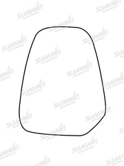 Summit Heated Backing Plate with Commercial Glass fits Ford Transit Courier 14-17 RHS Summit - Dynamic Drive
