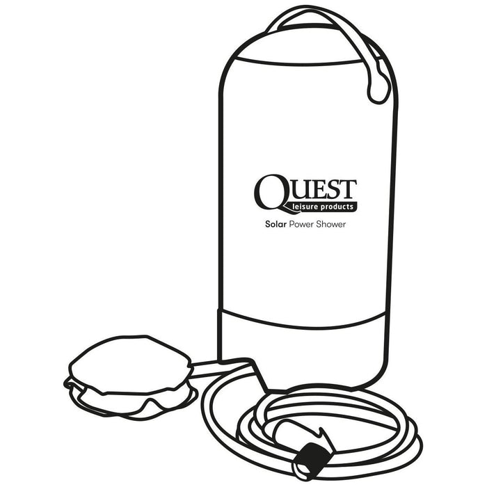 Solar Power Shower, pet or vehicle cleaner W0100 UK Camping And Leisure - Dynamic Drive