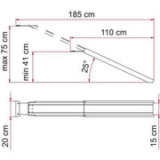 02095-04- CARRY RAMP Fiamma  - Dynamic Drive