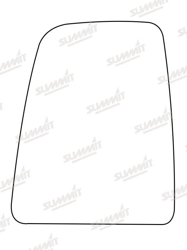 Summit Stick-On Commercial Mirror Glass fits Ford Transit 2014 on LHS Summit - Dynamic Drive