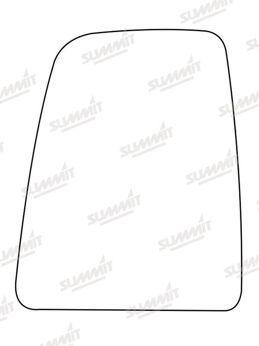 Summit Stick-On Commercial Mirror Glass fits Ford Transit 2014 on LHS Summit - Dynamic Drive