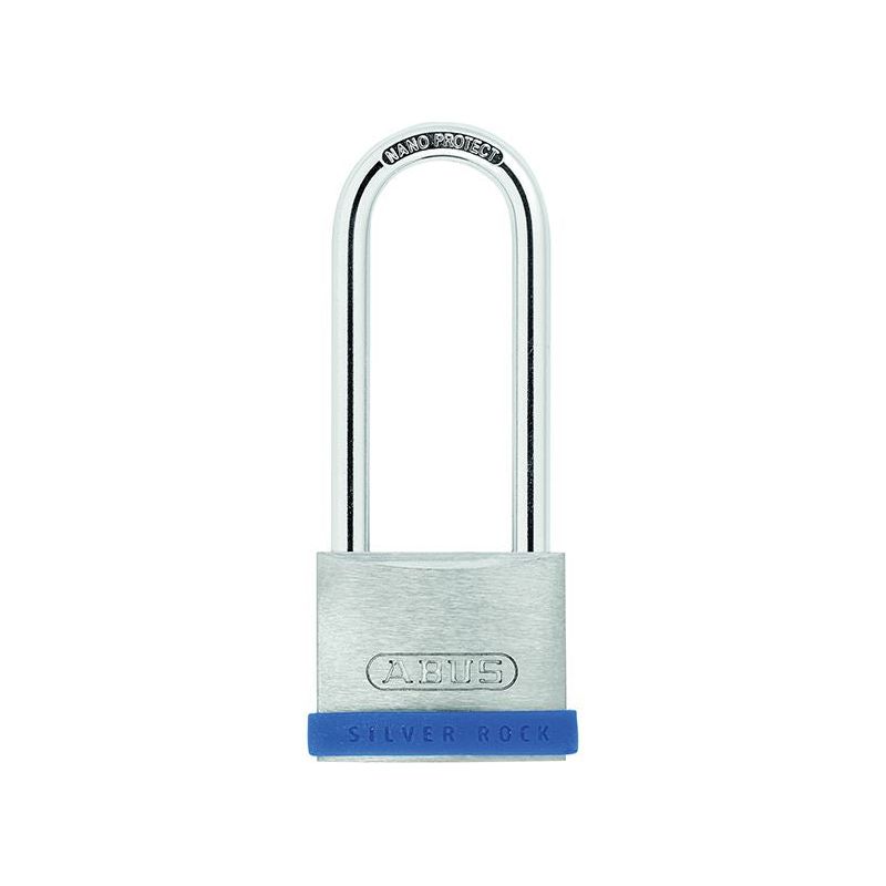 Abus Mechanical 40mm Silver Rock™ 5 Padlock Long Shackle 63mm ABUS Mechanical - Dynamic Drive