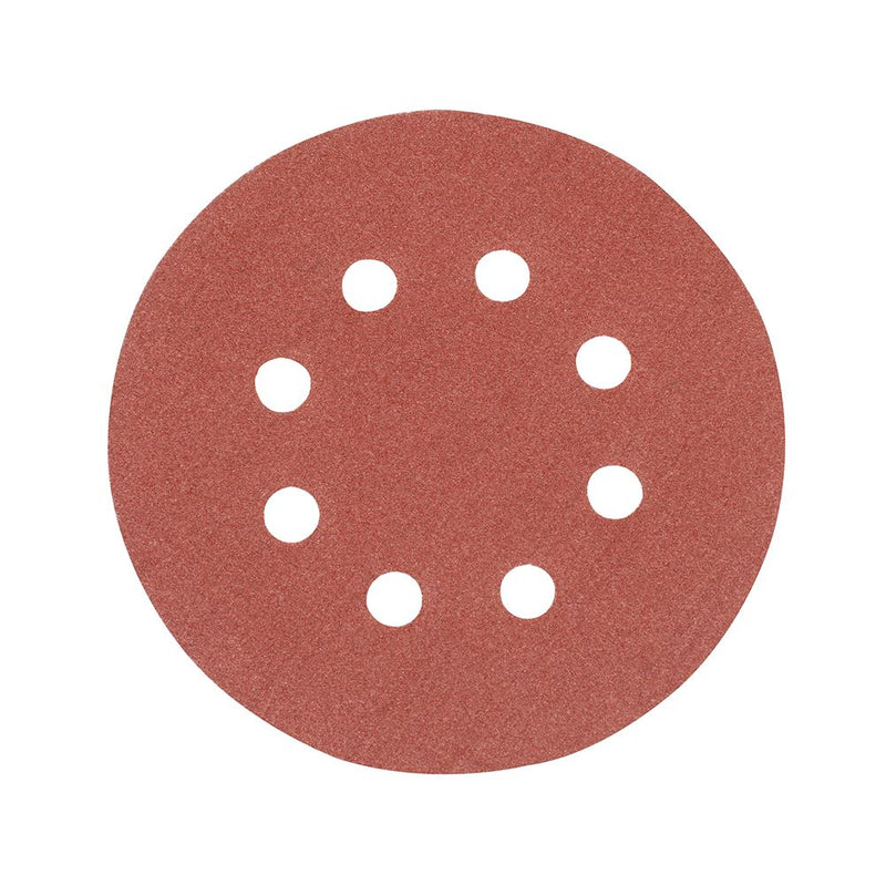 Silverline Hook & Loop Discs Punched 125mm 10pk 120 Grit Silverline - Dynamic Drive