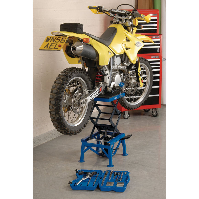 Draper Hydraulic Motorcycle Scissor Lift, 135kg 70212 Draper - Dynamic Drive