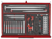 Teng Tools 26" PRO35™ stack FOAM tool kit 418 pieces red Town Tools - Dynamic Drive