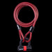 SAS 2500x12mm Steel Braided Security Loop Cable with HD43 Padlock SAS - Dynamic Drive