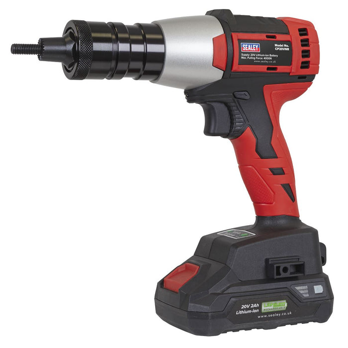 Sealey SV20 Series Brushless Cordless Nut Riveter 20 V - Body Only CP20VNR Sealey - Dynamic Drive