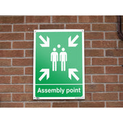 Sealey Safe Conditions Safety Sign Assembly Point Rigid Plastic SS37P1 Sealey - Dynamic Drive