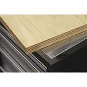 Sealey Hardwood Corner Worktop 930mm APMS18 Sealey - Dynamic Drive