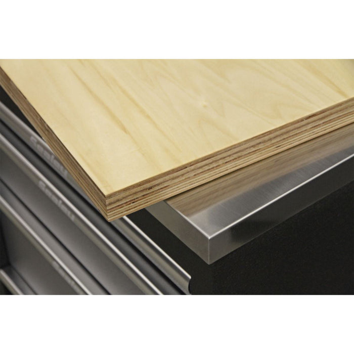 Sealey Hardwood Corner Worktop 930mm APMS18 Sealey - Dynamic Drive