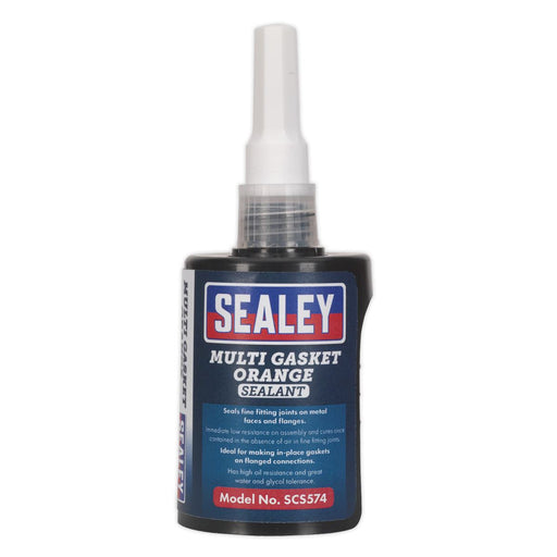 Sealey Multi Gasket Sealant Orange 50ml SCS574 Sealey - Dynamic Drive