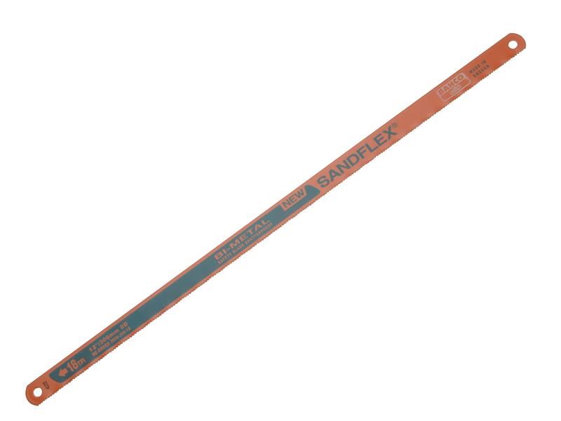 Bahco 3906 Sandflex® Hacksaw Blades 300mm (12in) x 18 TPI (Pack 5) Bahco - Dynamic Drive