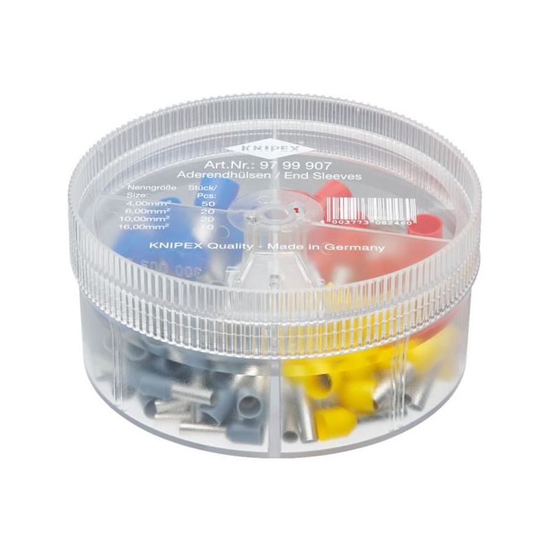 Knipex Insulated Wire Ferrules Assortment Box, 100 Piece Knipex - Dynamic Drive