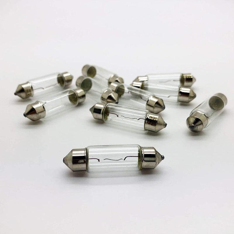 10 x Eurolec 242 C5W 24v 5w Festoon Number Plate Interior Light Truck Lorry Bulb Eurolec  - Dynamic Drive