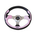 320mm Pink Inset 3 Spoke Sports Steering Wheel M Range Silver Centre M32X3VV2S Mountney Classic  - Dynamic Drive
