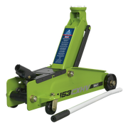 Sealey Trolley Jack 3 Tonne Long Reach Heavy-Duty Hi-Vis 1153CXHV Sealey - Dynamic Drive