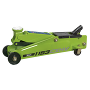 Sealey Trolley Jack 3 Tonne Long Reach Heavy-Duty Hi-Vis 1153CXHV Sealey - Dynamic Drive